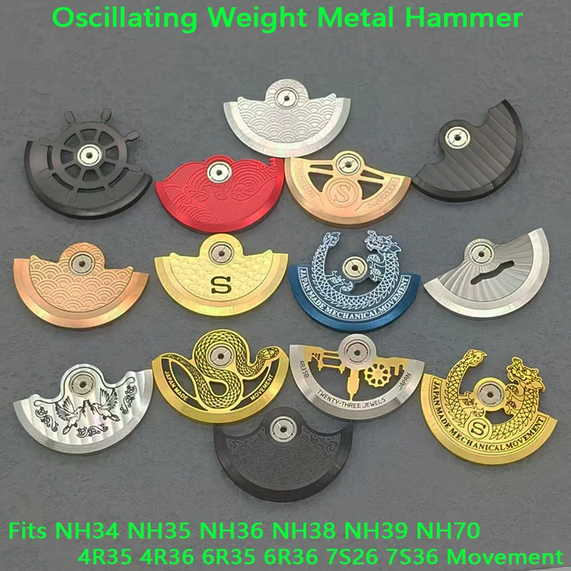 NH35 NH36 Watch Movement Rotor Oscillating Weight Rotor Fits NH34 NH38 NH39 4R35 6R 7S26 Movement Men Diving Watch Repair Rotor
NH35 NH36 Watch Movement Rotor Oscillating Weight Rotor Fits NH34 NH38 NH39 4R35 6R 7S26 Movement Men Diving Watch Repair Rotor