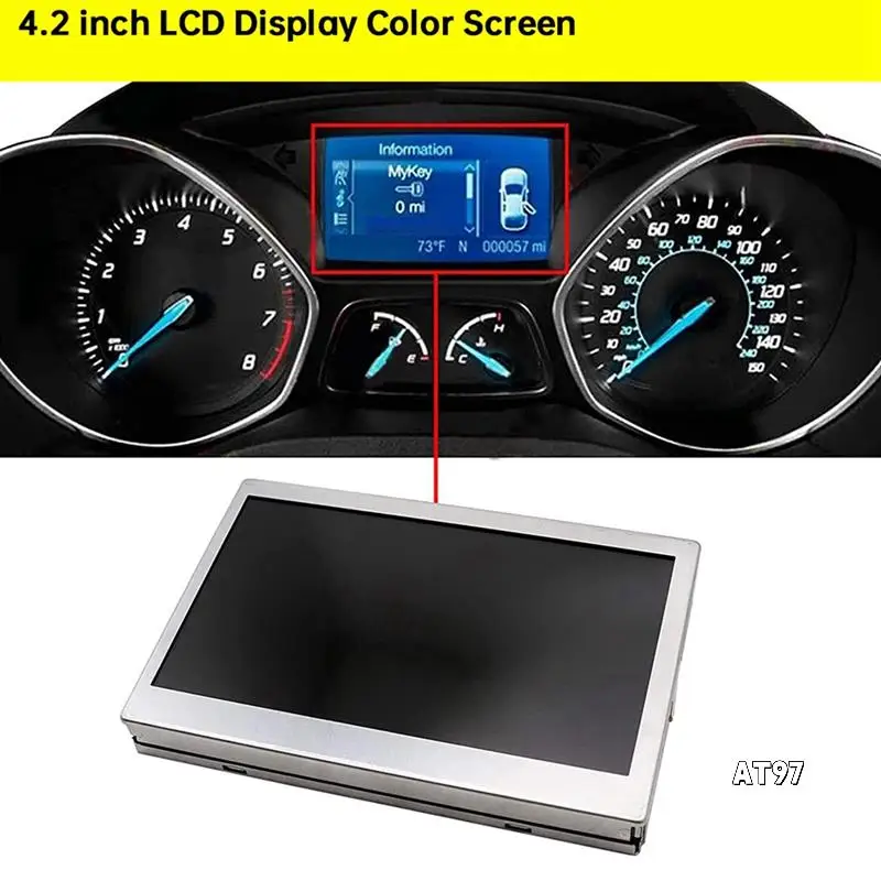 Car Dashboard Speedometer 4.2 Inch LCD Display Color Screen For Ford Focus Escape 2013-2016 150MPH Speedometer Cluster
Car Dashboard Speedometer 4.2 Inch LCD Display Color Screen For Ford Focus Escape 2013-2016 150MPH Speedometer Cluster