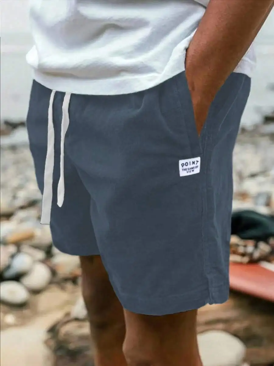 Mens Drawstring Waist Loose Casual Shorts With Pocket Beachwear
Mens Drawstring Waist Loose Casual Shorts With Pocket Beachwear