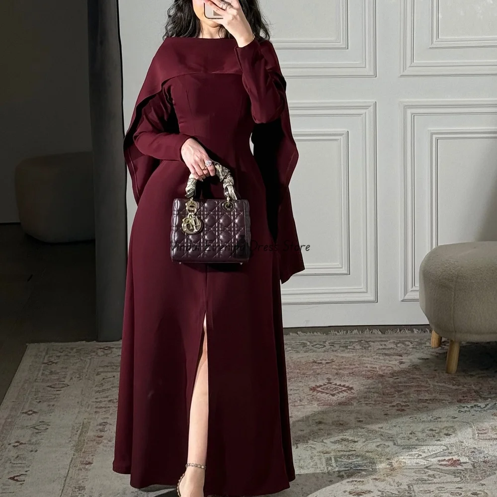 Vindal Sexy Slit Long Sleeves Ankle-Lenght A-Line Vintage Formal Elegant Prom Dress Robe Customized Saudi Arabia 2025
Vindal Sexy Slit Long Sleeves Ankle-Lenght A-Line Vintage Formal Elegant Prom Dress Robe Customized Saudi Arabia 2025
