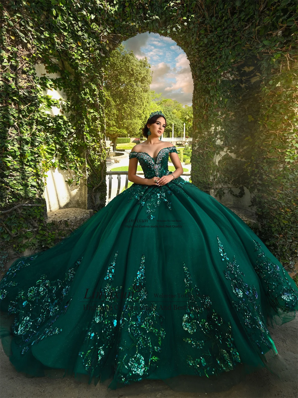 Элегантное кружевное платье Quinceanera с аппликацией и 3D полей, милое бальное платье 15 16, мексиканское платье по индивидуальному заказу, Vestido De 15 Anos 
Элегантное кружевное платье Quinceanera с аппликацией и 3D полей, милое бальное платье 15 16, мексиканское платье по индивидуальному заказу, Vestido De 15 Anos