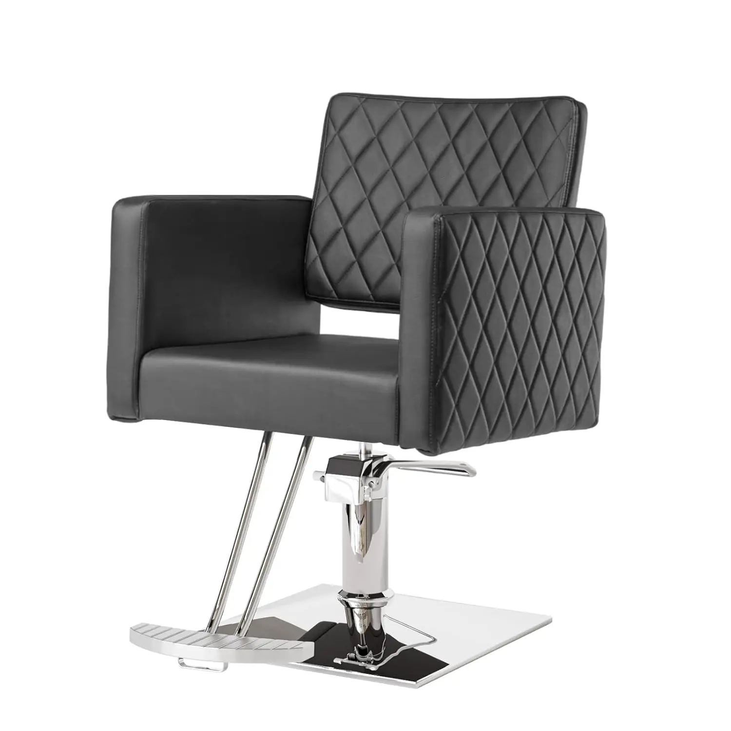 Salon Chair for Hair Stylist Wide Seat, Hydraulic Barber Chair with Aluminium Alloy Footrest, Black Hair Salon, Customized
Salon Chair for Hair Stylist Wide Seat, Hydraulic Barber Chair with Aluminium Alloy Footrest, Black Hair Salon, Customized