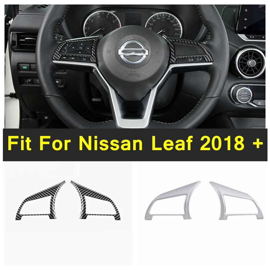 Steering Wheel Button Frame Cover Trim 2 Pcs Fit For Nissan Leaf 2018 - 2022 Carbon Fiber / Matte Style Interior Accessories
Steering Wheel Button Frame Cover Trim 2 Pcs Fit For Nissan Leaf 2018 - 2022 Carbon Fiber / Matte Style Interior Accessories
