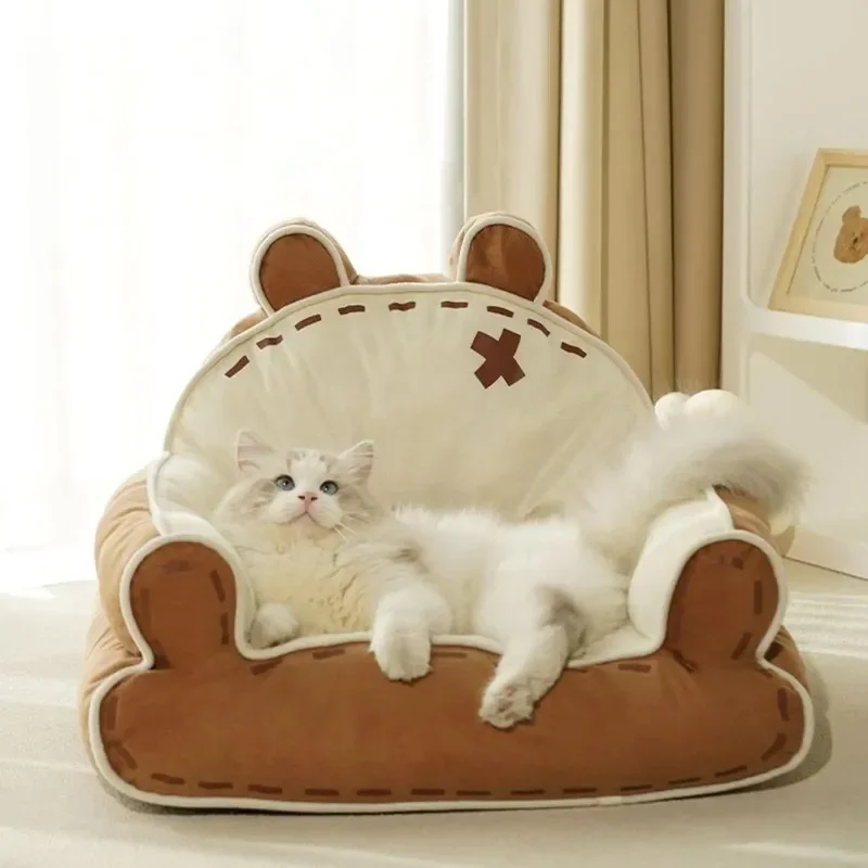 Pet Sofa Playing Fashion Home Decoration Kitten Warm Pet House Dog Sofa Nest Cat Bed for Pet Small Medium Dogs Cats Home Indoor
Pet Sofa Playing Fashion Home Decoration Kitten Warm Pet House Dog Sofa Nest Cat Bed for Pet Small Medium Dogs Cats Home Indoor