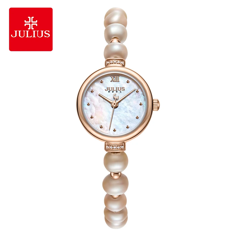 Julius Luxury Small Real Pearl Bracelet Women's Watch Mother of Pearl waterproof Women's watch Gifts For Woman 1346
Julius Luxury Small Real Pearl Bracelet Women's Watch Mother of Pearl waterproof Women's watch Gifts For Woman 1346