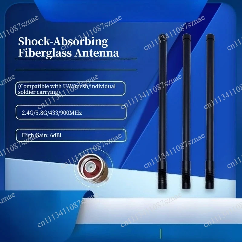 Shock - Absorbing Fiberglass Antenna, 400 - 6000MHz Omnidirectional Antenna for UAV Supporting Equipment, Antenna Only
Shock - Absorbing Fiberglass Antenna, 400 - 6000MHz Omnidirectional Antenna for UAV Supporting Equipment, Antenna Only