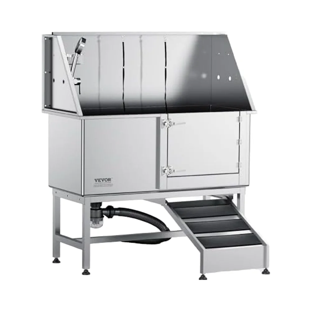 Dog Bath Tub Grooming Stainless Steel Dog Grooming Tub Large Small Pets Bathing Station Ramp Faucet Soap Box Home Right
Dog Bath Tub Grooming Stainless Steel Dog Grooming Tub Large Small Pets Bathing Station Ramp Faucet Soap Box Home Right