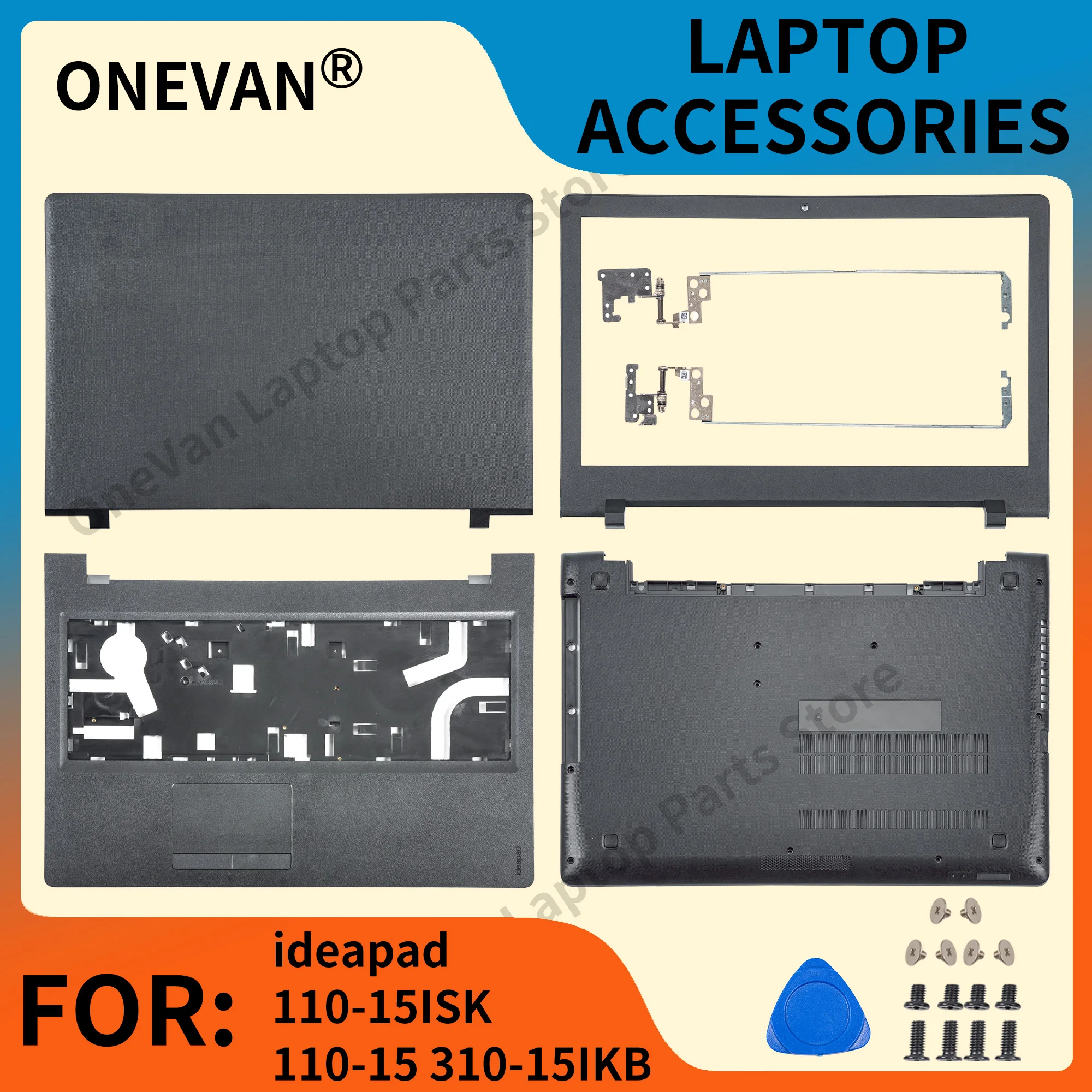 Новый корпус для ноутбука Lenovo Ideapad 110-15 110-15ISK 310-15IKB, задняя крышка ЖК-дисплея, передняя панель, Упор для рук, нижние петли
Новый корпус для ноутбука Lenovo Ideapad 110-15 110-15ISK 310-15IKB, задняя крышка ЖК-дисплея, передняя панель, Упор для рук, нижние петли