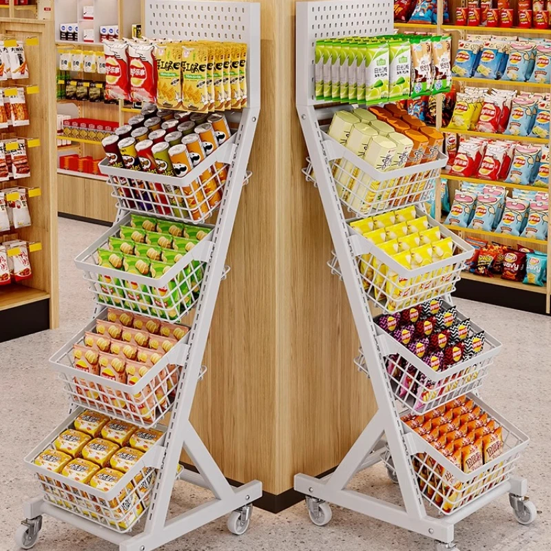 Supermarket shelves Multi-layer storage Commercial snacks Convenience stores Small food and beverage display Cart storage basket
Supermarket shelves Multi-layer storage Commercial snacks Convenience stores Small food and beverage display Cart storage basket