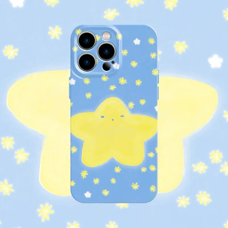 Ins Blue Lucky Star Cartoon Phone Case for IPhone 16 15 14 13 12 11 Pro Max X XS XR XSMax 7 8 Plus XR Glossy Film Hard PC Cover
Ins Blue Lucky Star Cartoon Phone Case for IPhone 16 15 14 13 12 11 Pro Max X XS XR XSMax 7 8 Plus XR Glossy Film Hard PC Cover