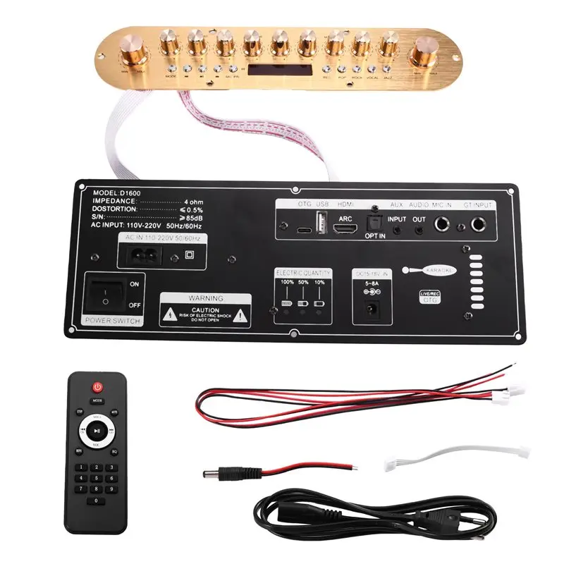 ABZZ-Sound Radio Subwoofer Amplifier Board With Bluetooth Compatibility For Karaoke Home Systems
ABZZ-Sound Radio Subwoofer Amplifier Board With Bluetooth Compatibility For Karaoke Home Systems