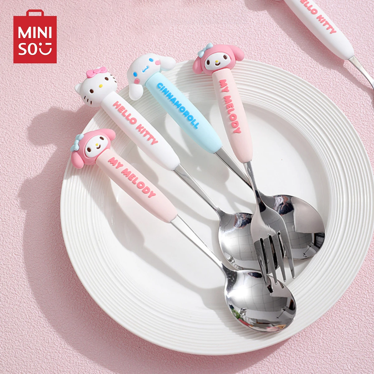 Sanrio Anime Hello Kitty Spoon Fork Kids Tableware Kawaii Figure Melody Soup Coffee Spoon Cake Fruit Fork Stainless Steel Toys
Sanrio Anime Hello Kitty Spoon Fork Kids Tableware Kawaii Figure Melody Soup Coffee Spoon Cake Fruit Fork Stainless Steel Toys