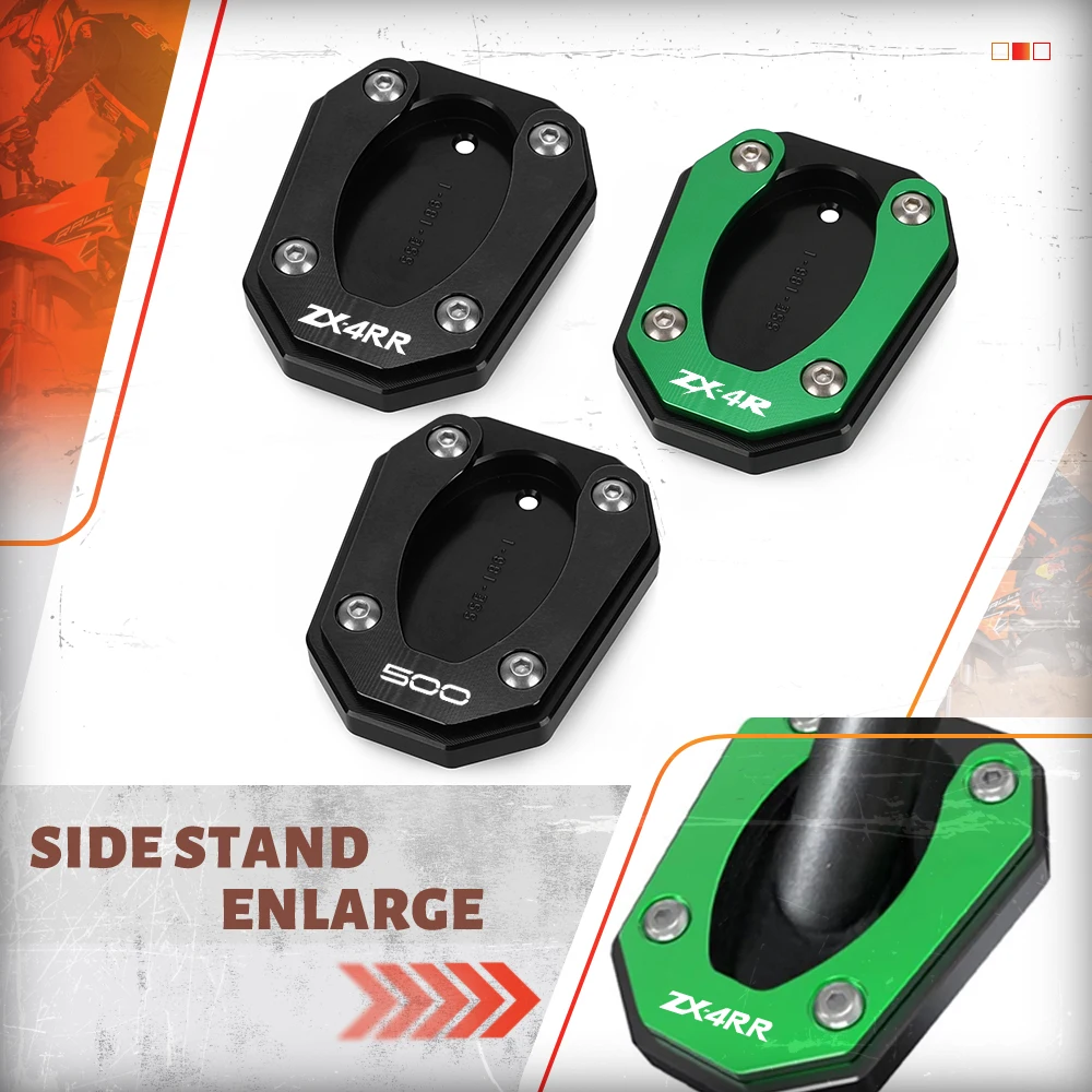 For Kawasaki Ninja ZX4R ZX4RR ZX25R 7 400 500 Versys 650 Eliminator 500 Motorcycle Side Stand Enlarge Support Pad 2023-2025 2026
For Kawasaki Ninja ZX4R ZX4RR ZX25R 7 400 500 Versys 650 Eliminator 500 Motorcycle Side Stand Enlarge Support Pad 2023-2025 2026
