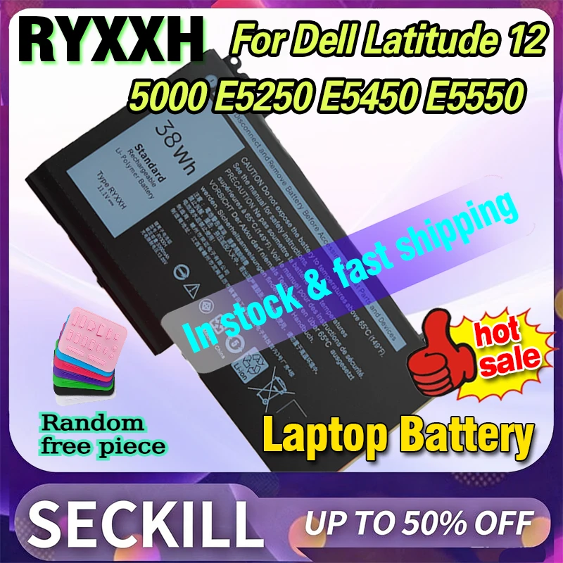 Аккумулятор 11.1V 3300mAh RYXXH для ноутбуков Dell Latitude 12 5000 E5250 E5450 E5550
Аккумулятор 11.1V 3300mAh RYXXH для ноутбуков Dell Latitude 12 5000 E5250 E5450 E5550