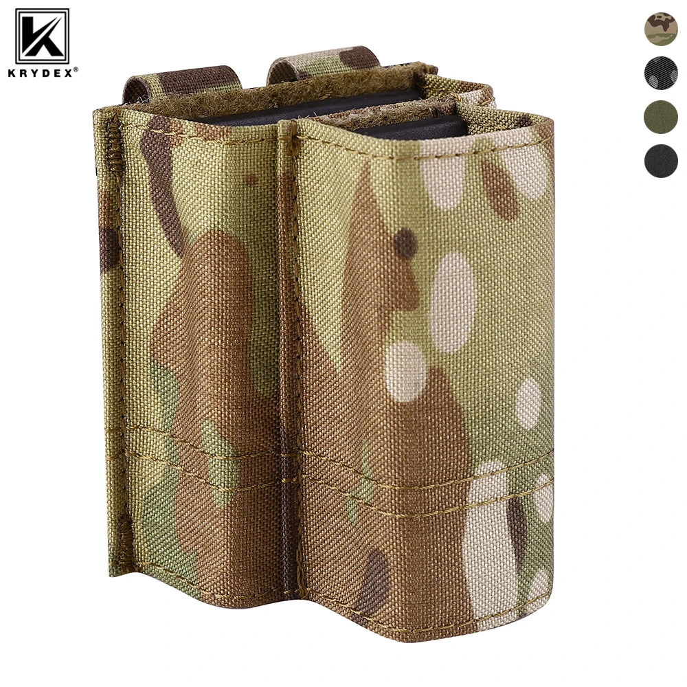 Подсумок для тактического журнала KRYDEX .223 5,56 + 9 мм, подсумок для пистолета MOLLE Mag, переноска для M4 M16, охотничьи аксессуары для стрельбы
Подсумок для тактического журнала KRYDEX .223 5,56 + 9 мм, подсумок для пистолета MOLLE Mag, переноска для M4 M16, охотничьи аксессуары для стрельбы