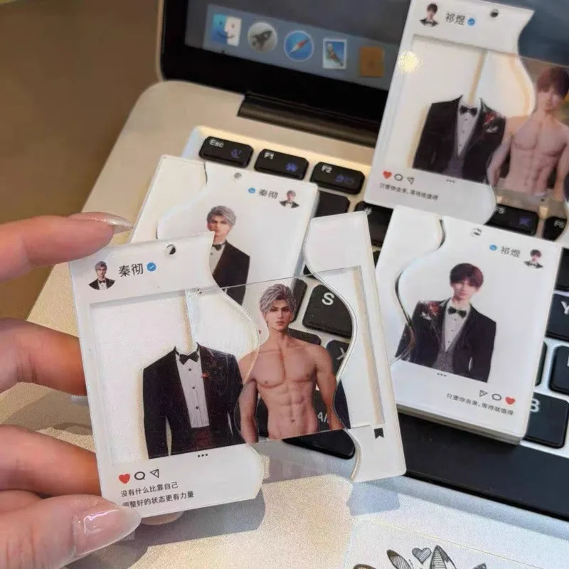 Love and Deepspace Anime Game Pull Out Transparent Card Xavier Zayne Rafayel Caleb Sylus Abs Pendant Decoration Collect Gifts
Love and Deepspace Anime Game Pull Out Transparent Card Xavier Zayne Rafayel Caleb Sylus Abs Pendant Decoration Collect Gifts