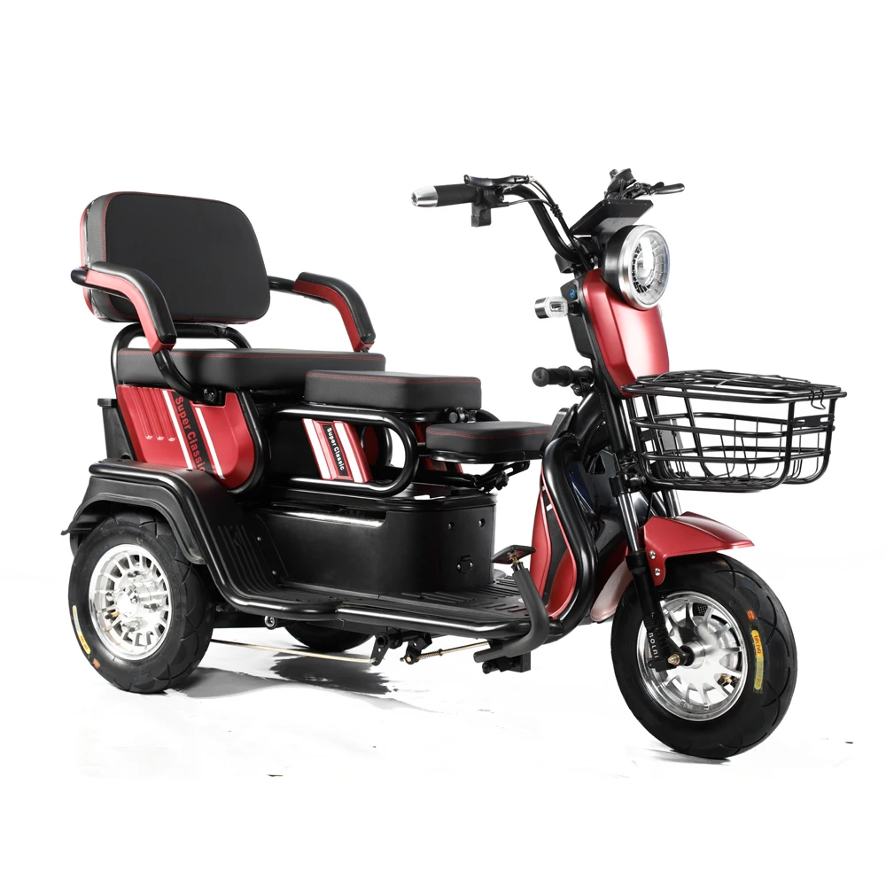 Factory Price Hot Sale 3 Wheel Electric Tricycle 600W 48V 20AH Electric Bike for Family New Fashion Style
Factory Price Hot Sale 3 Wheel Electric Tricycle 600W 48V 20AH Electric Bike for Family New Fashion Style