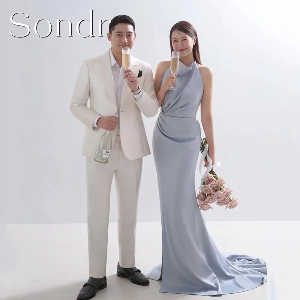 Sondr Customized Blue Evening Dresses O-Neck Elegant Floor-Length Bridal Party Gown Simple Sleeveless Wedding Snap Dresses 2026
Sondr Customized Blue Evening Dresses O-Neck Elegant Floor-Length Bridal Party Gown Simple Sleeveless Wedding Snap Dresses 2026