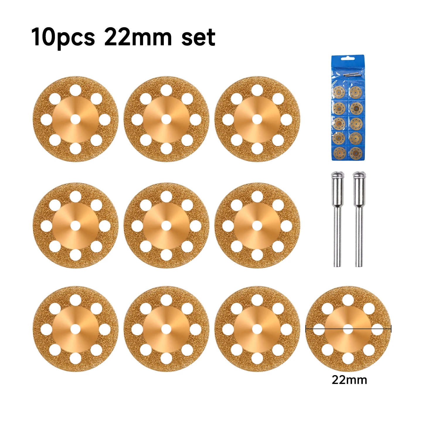 10Pcs Diamond Cutting Wheel – Cut Off Discs Saw Blades for Dremel Rotary Tool – For Metal Glass Ceramic
10Pcs Diamond Cutting Wheel – Cut Off Discs Saw Blades for Dremel Rotary Tool – For Metal Glass Ceramic