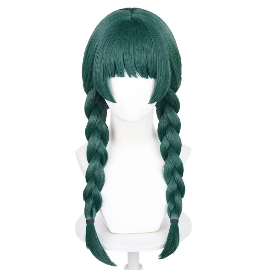 High Quality Maomao Cosplay Wig The Apothecary Dark Green Heat Resistant Synthetic Hair Party Anime Mao Mao Wigs
High Quality Maomao Cosplay Wig The Apothecary Dark Green Heat Resistant Synthetic Hair Party Anime Mao Mao Wigs