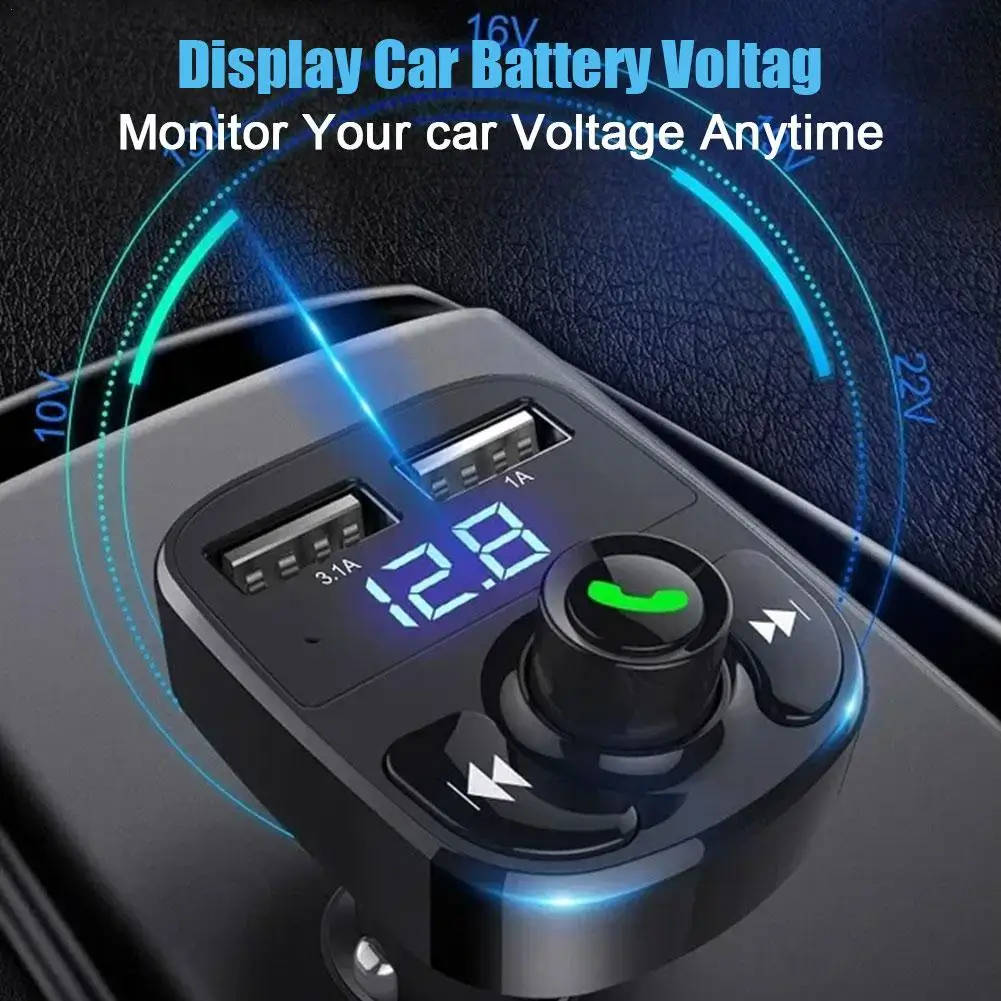 Car Mp3 Player Dual Usb Fm Bluetooth Receiver Bluetooth Compatible 5.0 Fm Transmitter Usb Flash Drive Plug Car Kit
Car Mp3 Player Dual Usb Fm Bluetooth Receiver Bluetooth Compatible 5.0 Fm Transmitter Usb Flash Drive Plug Car Kit