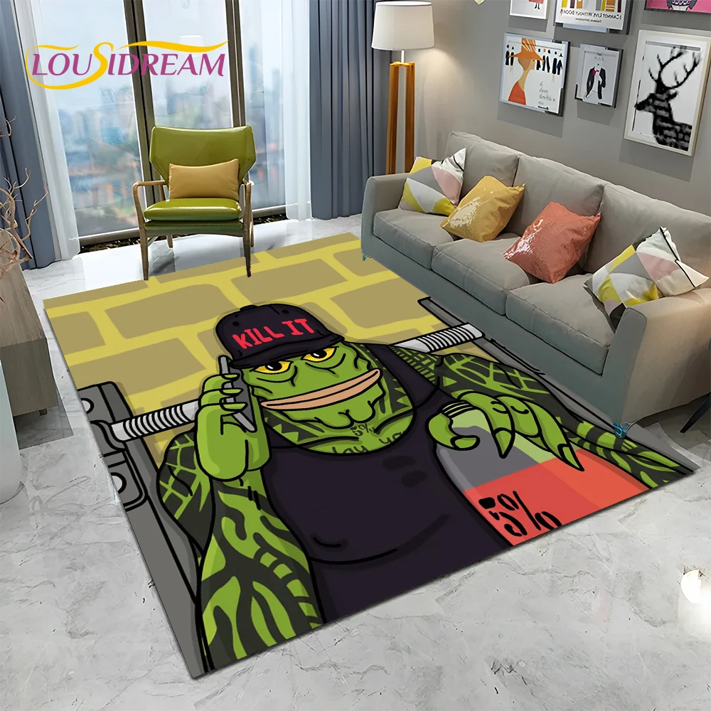 3D мультяшный ковер с лицом лягушки, ковер для дома, гостиной, спальни, дивана, Декор, детская игровая площадка, нескользящий напольный коврик
3D мультяшный ковер с лицом лягушки, ковер для дома, гостиной, спальни, дивана, Декор, детская игровая площадка, нескользящий напольный коврик