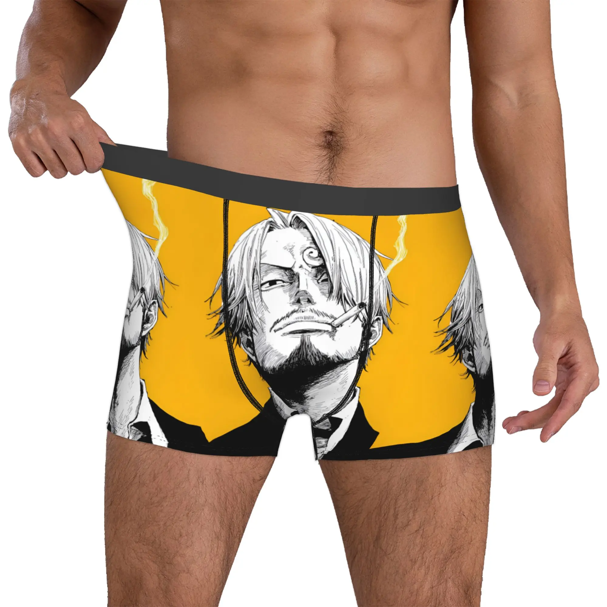 Custom Sanji Japan Animes Mangas Underwear Men Stretch Comic Boxer Briefs Shorts Panties Soft Underpants For Homme
Custom Sanji Japan Animes Mangas Underwear Men Stretch Comic Boxer Briefs Shorts Panties Soft Underpants For Homme