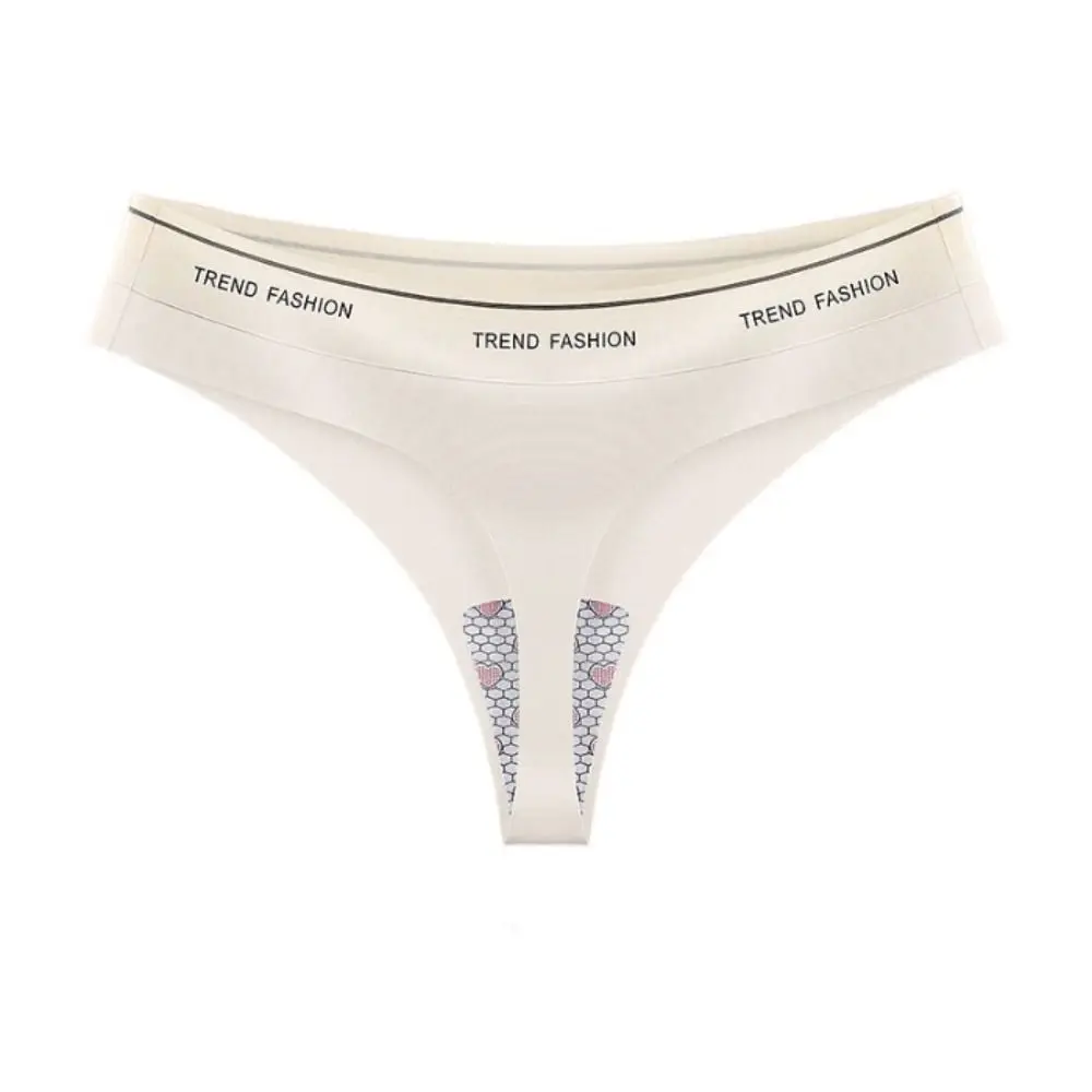 Underwear Low Waist Cotton Crotch Letter Sports Underpants Female Lingerie Ice Silk Panties Traceless Panties Women Thong
Underwear Low Waist Cotton Crotch Letter Sports Underpants Female Lingerie Ice Silk Panties Traceless Panties Women Thong