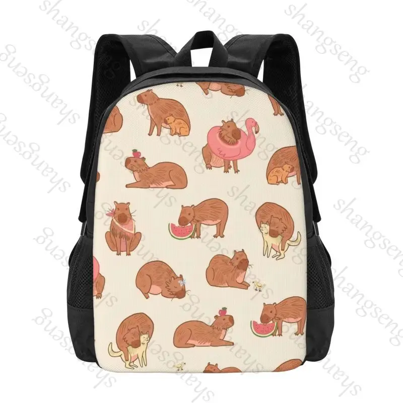 Мультяшная капибара, школьный рюкзак большой емкости с принтом для мальчиков и девочек, рюкзак для подростков, студентов, отдыха, путешествий, пригородный рюкзак
Мультяшная капибара, школьный рюкзак большой емкости с принтом для мальчиков и девочек, рюкзак для подростков, студентов, отдыха, путешествий, пригородный рюкзак