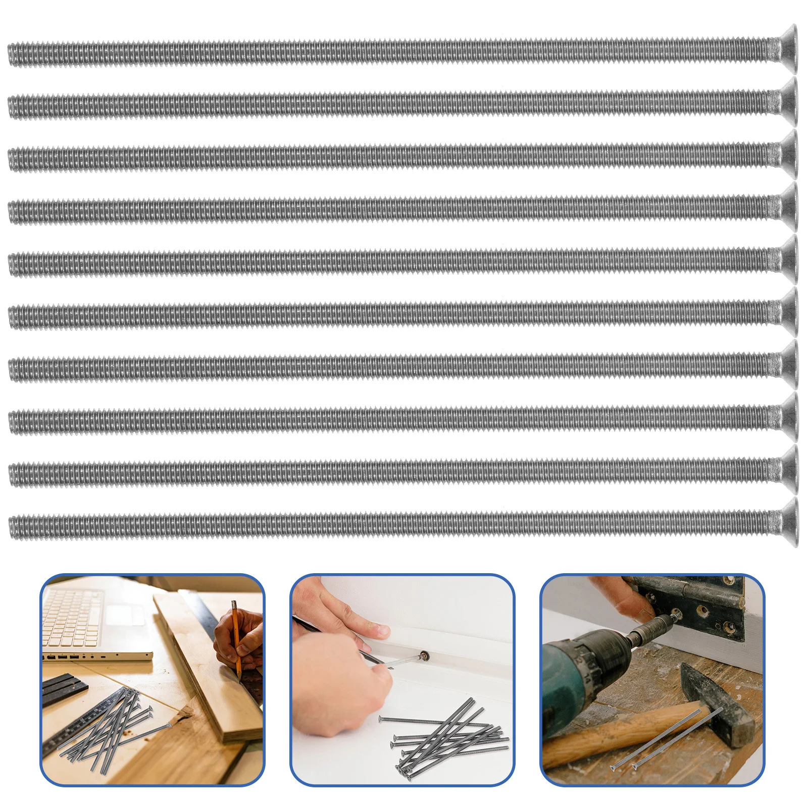 10Pcs Long Stainless Steel Outlet Screws for Electrical Panel Mounting Household Repair Extra Durable Outlet Screws Long
10Pcs Long Stainless Steel Outlet Screws for Electrical Panel Mounting Household Repair Extra Durable Outlet Screws Long