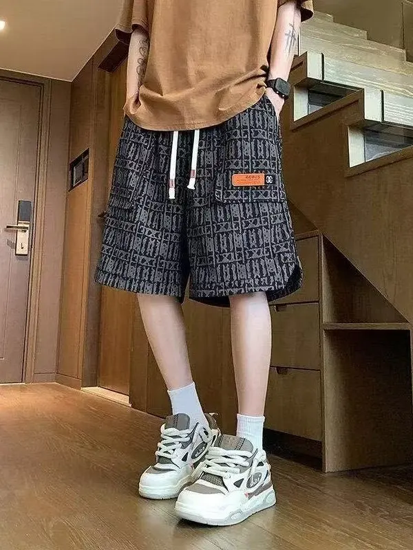 Модная японская спецодежда, мужские летние спортивные повседневные прямые брюки свободного кроя с большими кетами, молодежная энергия...
Модная японская спецодежда, мужские летние спортивные повседневные прямые брюки свободного кроя с большими кетами, молодежная энергия...