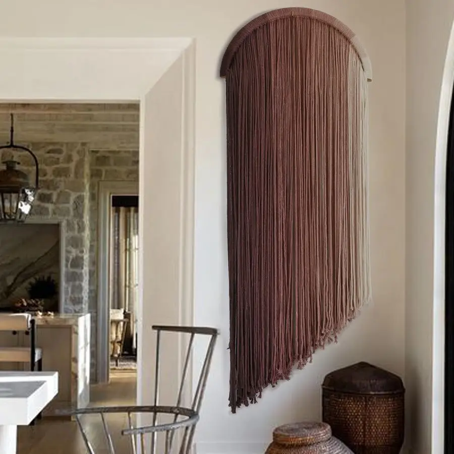 Декор для стены в стиле бохо, розовая вязаная настенная подвеска, 20 круглых колец
Декор для стены в стиле бохо, розовая вязаная настенная подвеска, 20 круглых колец