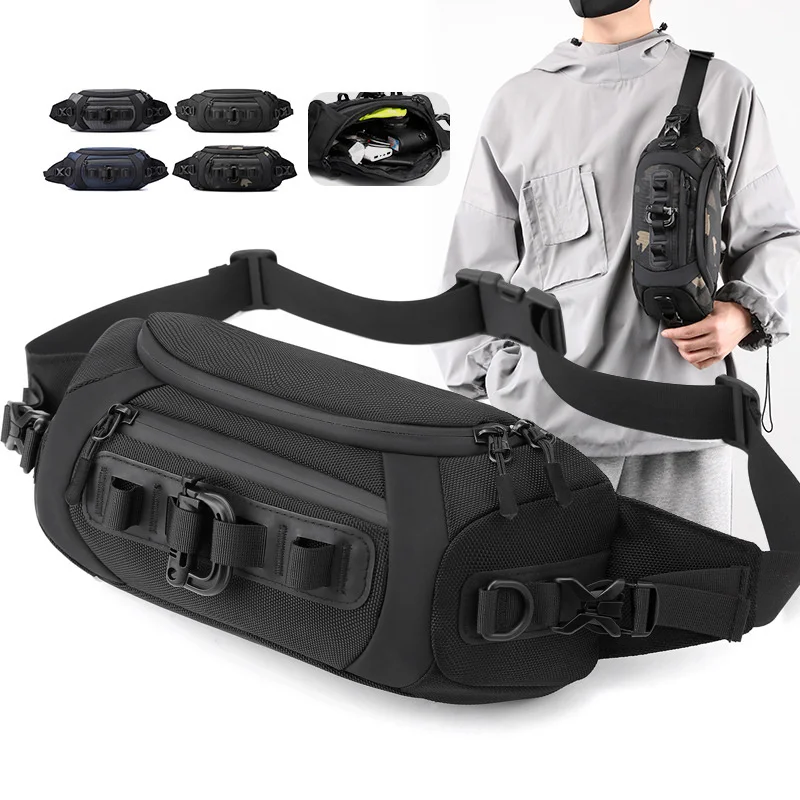 High Quality Nylon Men Waist Packs Casual Travel Riding Belt Bags Multifunction Storage Crossbody Bag for Male Fanny Pack
High Quality Nylon Men Waist Packs Casual Travel Riding Belt Bags Multifunction Storage Crossbody Bag for Male Fanny Pack