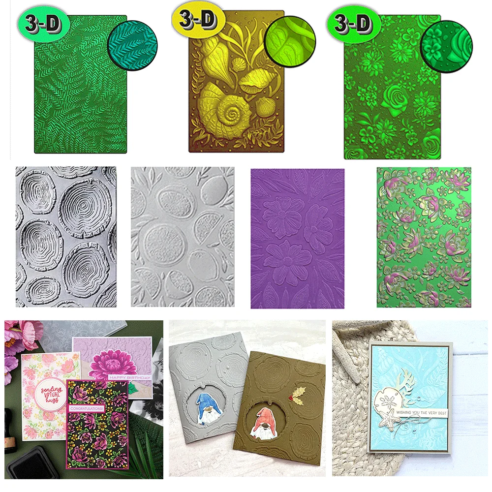Blooming Flowers 3D Embossing Folder and Matching Dies for Adding Textured Detail To Paper Crafting Card Making Supplies
Blooming Flowers 3D Embossing Folder and Matching Dies for Adding Textured Detail To Paper Crafting Card Making Supplies