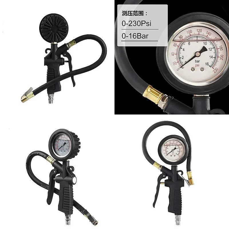 Digital tire pressure gauge with large screen, inflation and deflation tools for automotive applications
Digital tire pressure gauge with large screen, inflation and deflation tools for automotive applications