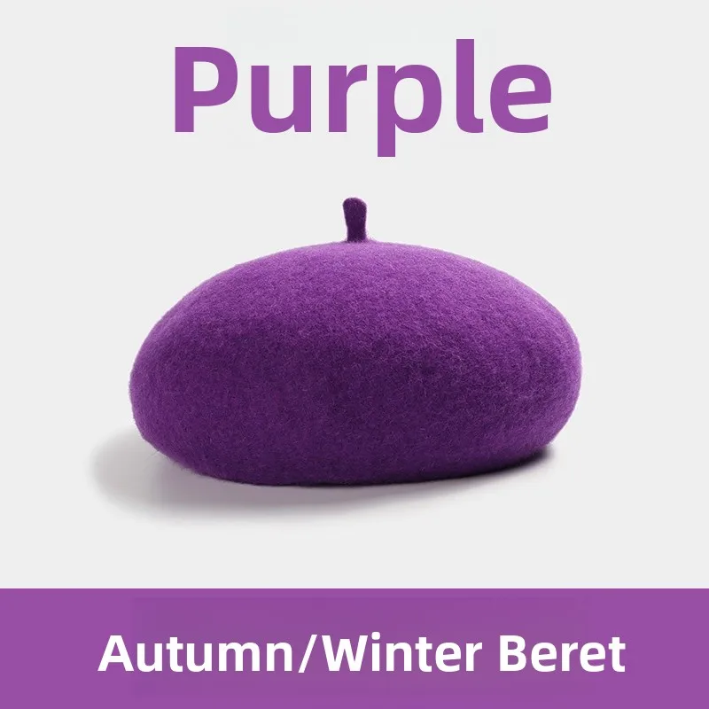 Женский берет в стиле ретро, фиолетовая кепка художника-художника, теплая утягивающая кепка для лица, новинка 2025, весна-осень, сезонная, не отклоняемая
Женский берет в стиле ретро, фиолетовая кепка художника-художника, теплая утягивающая кепка для лица, новинка 2025, весна-осень, сезонная, не отклоняемая