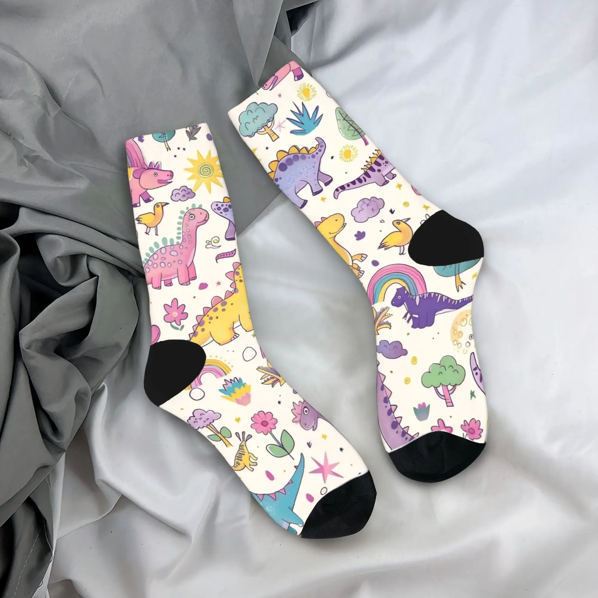 Pastel Dinosaur World Socks Anti Slip Stockings Men Medium Soft Skateboard Socks Winter Novelty Graphic Socks
Pastel Dinosaur World Socks Anti Slip Stockings Men Medium Soft Skateboard Socks Winter Novelty Graphic Socks