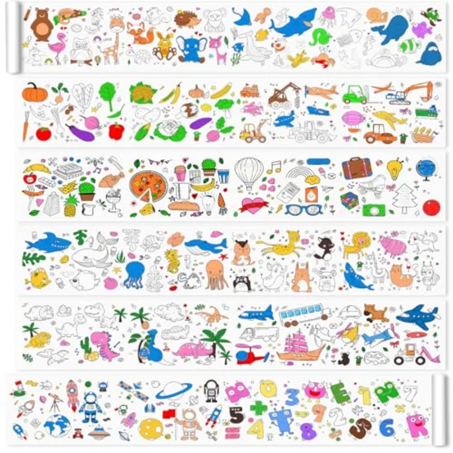 472 * 11.8inch 12 Styles Coloring Roll, Food Space DIY Drawing Roll, Painting Paper for Classroom Home Wall Supplies Favor Not
472 * 11.8inch 12 Styles Coloring Roll, Food Space DIY Drawing Roll, Painting Paper for Classroom Home Wall Supplies Favor Not