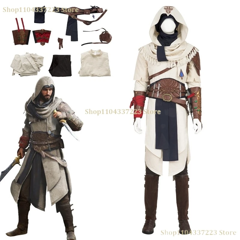 Basim Ibn Ishaq Assassins Creed Cosplay Cotume Outfit Performance Clothes Halloween Mens Mirage Basim ibn Is'haq Roleplay Hooded
Basim Ibn Ishaq Assassins Creed Cosplay Cotume Outfit Performance Clothes Halloween Mens Mirage Basim ibn Is'haq Roleplay Hooded