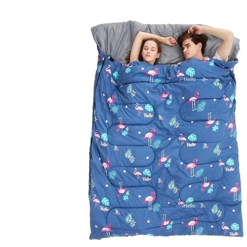Adult Double Sleeping Bag with Pillow, Two-Person Warm & Cold Resistant Sleeping Bag for Outdoor Hiking and Camping
Adult Double Sleeping Bag with Pillow, Two-Person Warm & Cold Resistant Sleeping Bag for Outdoor Hiking and Camping