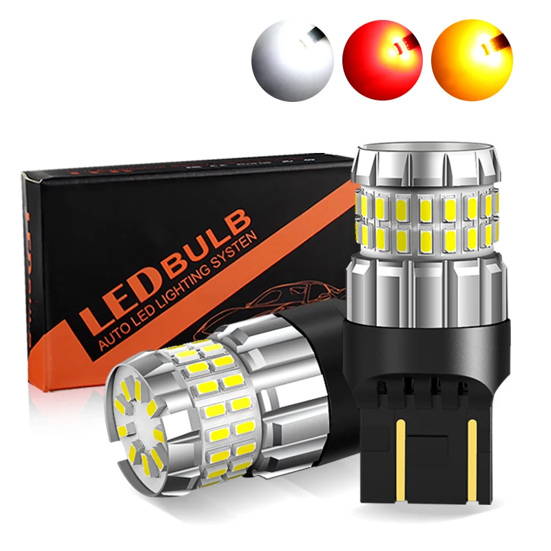 2PCS 12V T20 7443 6500K White Red Amber Canbus LED Brake Lights Bulbs Reverse Lamps Turn Signal Lights DRL 60SMD Car Accessories
2PCS 12V T20 7443 6500K White Red Amber Canbus LED Brake Lights Bulbs Reverse Lamps Turn Signal Lights DRL 60SMD Car Accessories