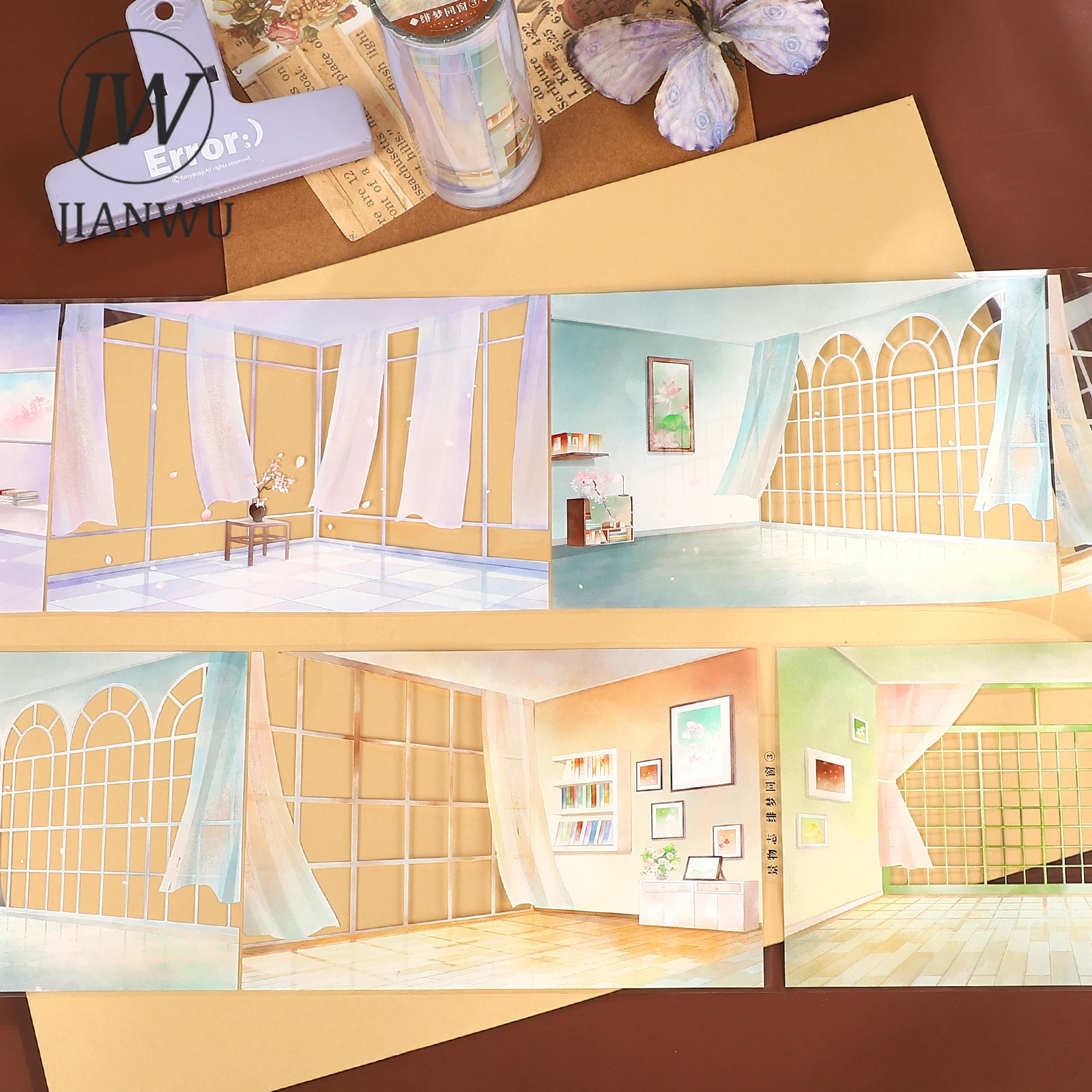 JIANWU 103mm*5m Vintage Dream Window Landscape Material Collage Scrapbooking PET Tape Creative DIY Journal Stationery
JIANWU 103mm*5m Vintage Dream Window Landscape Material Collage Scrapbooking PET Tape Creative DIY Journal Stationery