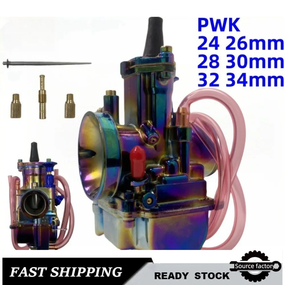 Color Plated Carburetor for PWK24 26 28 30 32 34mm Modified Motorcycle ATV Racing Carburetor
Color Plated Carburetor for PWK24 26 28 30 32 34mm Modified Motorcycle ATV Racing Carburetor