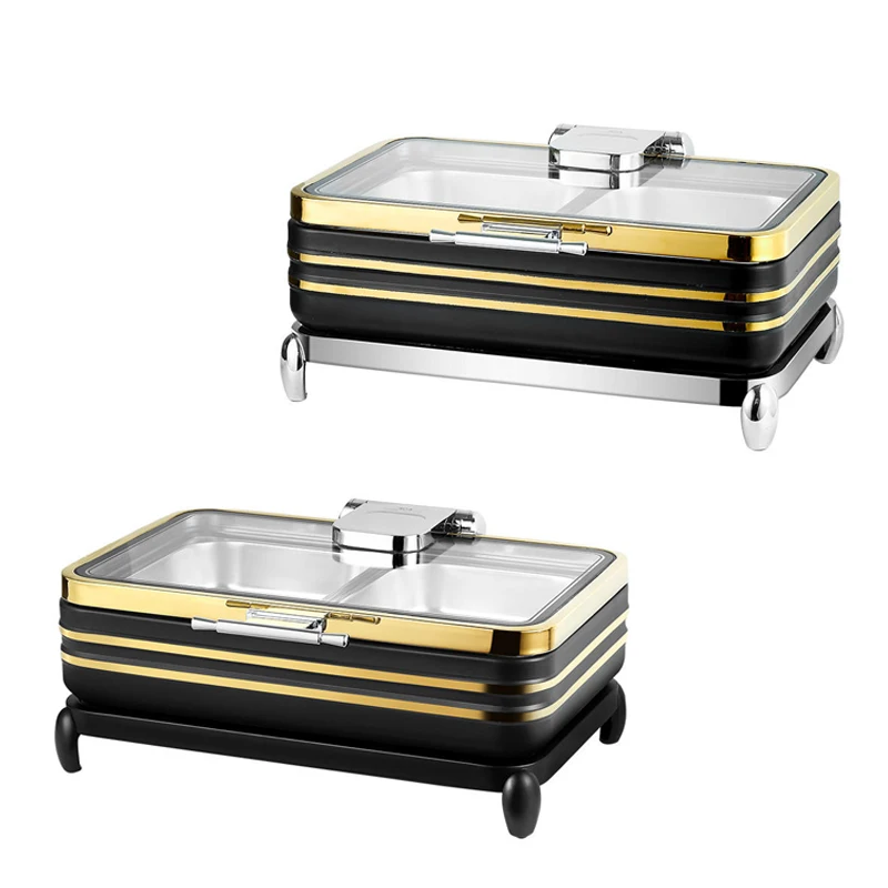 Позолоченные электрические мармиты для кейтеринга, 9 кварт, с цифровым сенсорным экраном, автоматическим отключением, 12-часовым подогревом, класса люкс
Позолоченные электрические мармиты для кейтеринга, 9 кварт, с цифровым сенсорным экраном, автоматическим отключением, 12-часовым подогревом, класса люкс