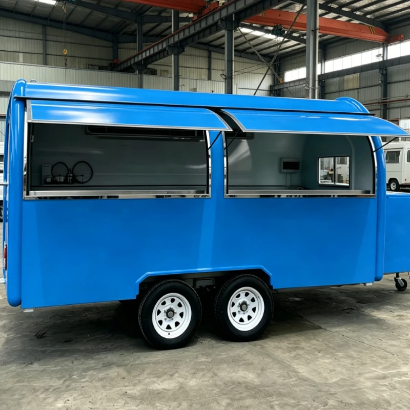 Mobile Kitchen 3m Aluminum Fiberglass Food Trailer Outdoor Festival Food Van with Display Case Mobile Food Truck Customizable
Mobile Kitchen 3m Aluminum Fiberglass Food Trailer Outdoor Festival Food Van with Display Case Mobile Food Truck Customizable