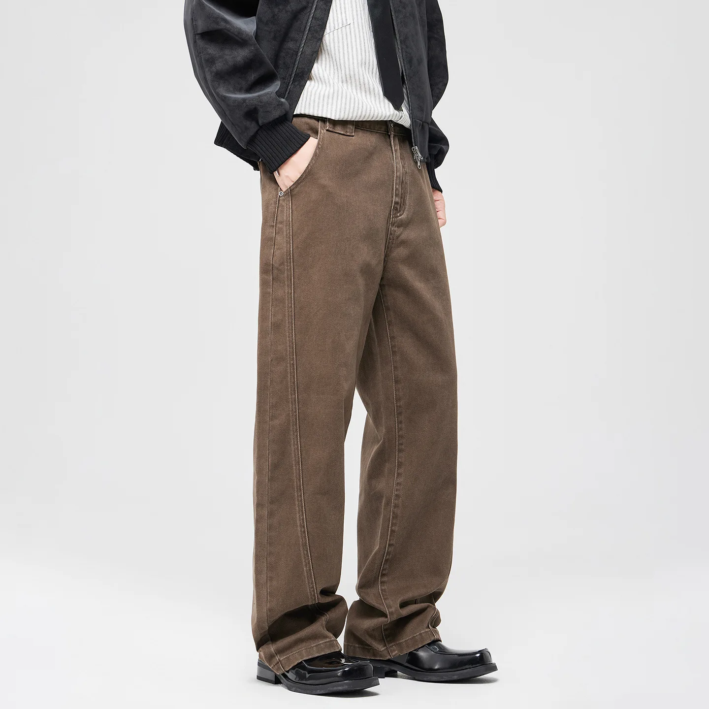 Casual Straight Leg Pants Men's Faion Streetwear Patchwork Versatile Loose Fit Winter 2025 New Arrival Bird Home Element
Casual Straight Leg Pants Men's Faion Streetwear Patchwork Versatile Loose Fit Winter 2025 New Arrival Bird Home Element