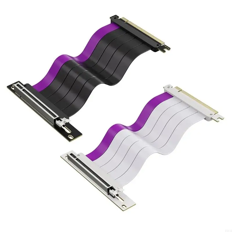 Flexible 200mm PCIe4.0x16 Risers Cable for Improved GPU Placement and Electromagnetic Shielding GPU Installation
Flexible 200mm PCIe4.0x16 Risers Cable for Improved GPU Placement and Electromagnetic Shielding GPU Installation