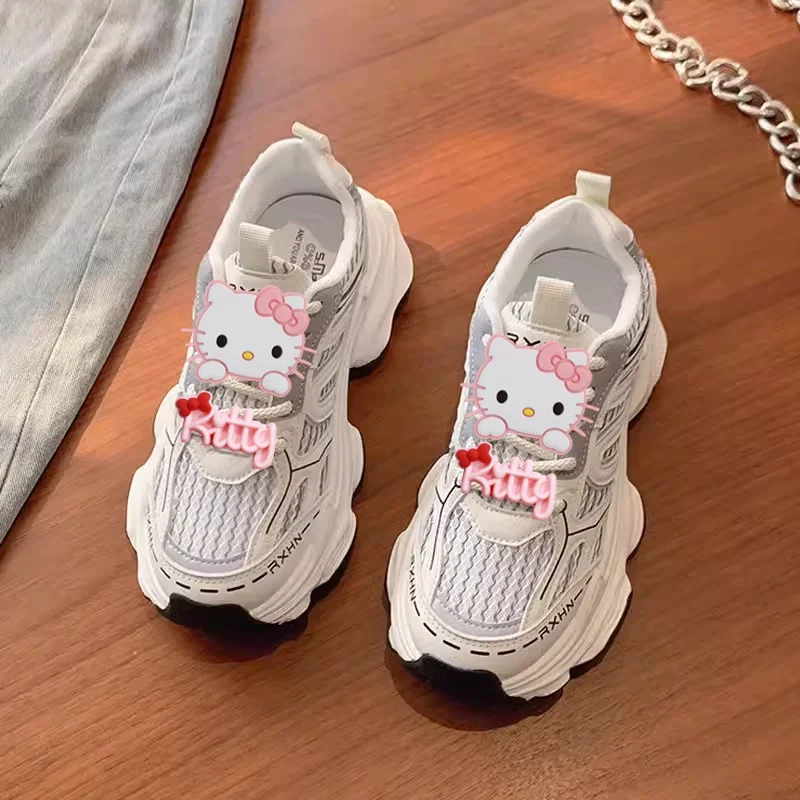 Sanrio kuromi women new spring summer mesh breathable heightening sneakers hello kitty running shoes platform casual shoes
Sanrio kuromi women new spring summer mesh breathable heightening sneakers hello kitty running shoes platform casual shoes