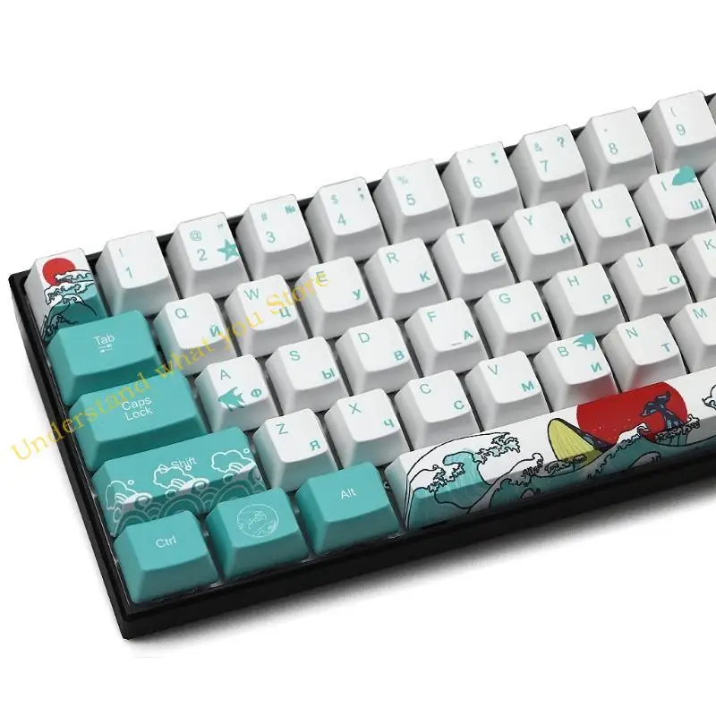 J60A 71 Keys Sea Coral Ukiyo-E Keycap Dye Сублимация OEM-профиль механический клавиш для клавиш для GH60 XD64 DZ60 GK61 GK64
J60A 71 Keys Sea Coral Ukiyo-E Keycap Dye Сублимация OEM-профиль механический клавиш для клавиш для GH60 XD64 DZ60 GK61 GK64