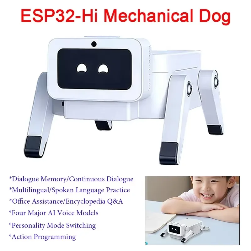 ESP32-Hi Mechanical Dog AI Voice Chat Robot Development Board ESP32 C3 Servo 0.96-inch Color Screen Support Deepseek Xiaozhi
ESP32-Hi Mechanical Dog AI Voice Chat Robot Development Board ESP32 C3 Servo 0.96-inch Color Screen Support Deepseek Xiaozhi